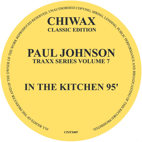 Paul Johnson - In The Kitchen 95' [CPJTX007]